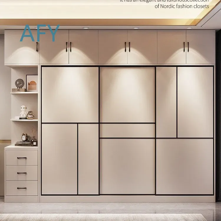 Lemari Pakaian Kayu Solid Prem - Muji Home Storage ulasan dan harga