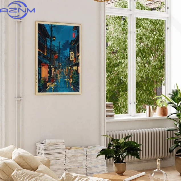 AZNM Poster Seni Dinding Adega - Japanese Lifestyle Anime ulasan dan harga
